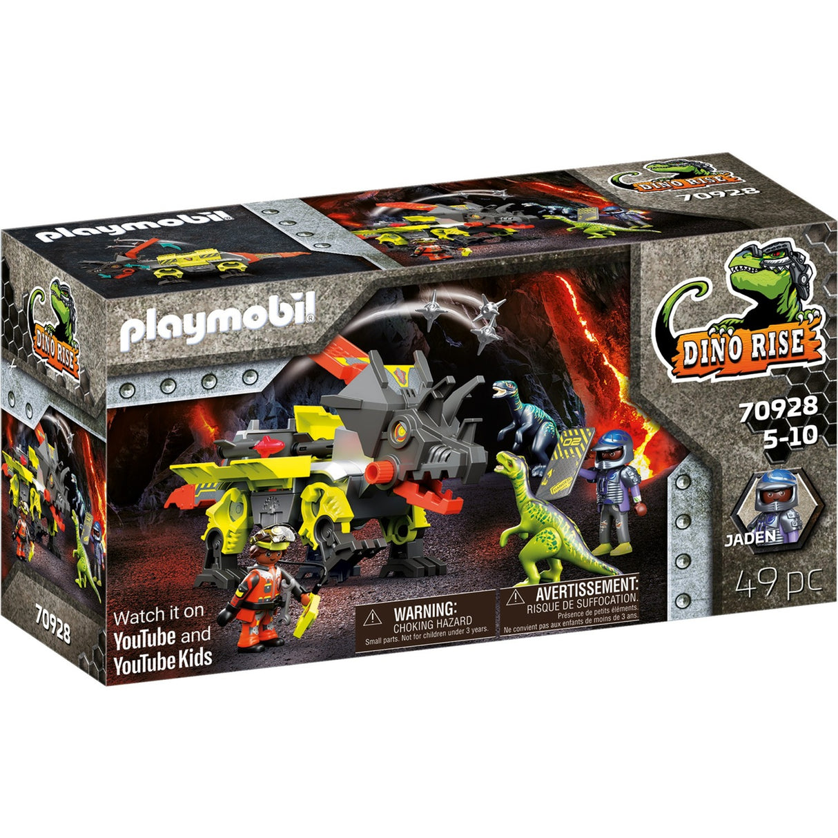 Playmobil Rise Robo-Dino Fighting Machine 70928