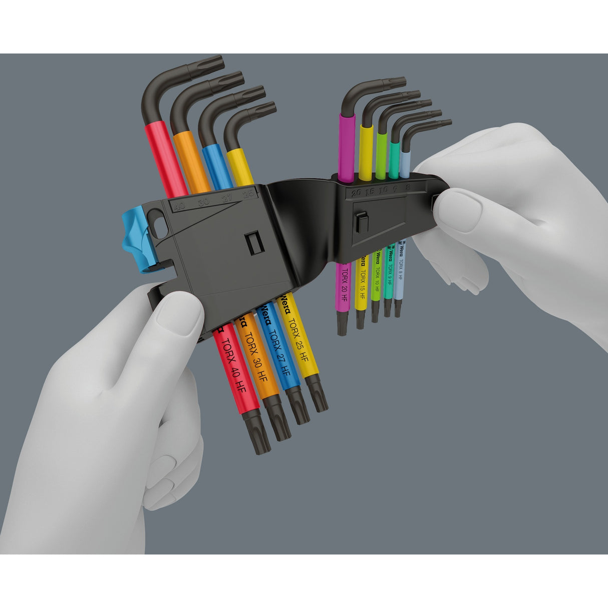 Wera Zuss Keys Set Torx 967 9 TX Multicolour HF 1