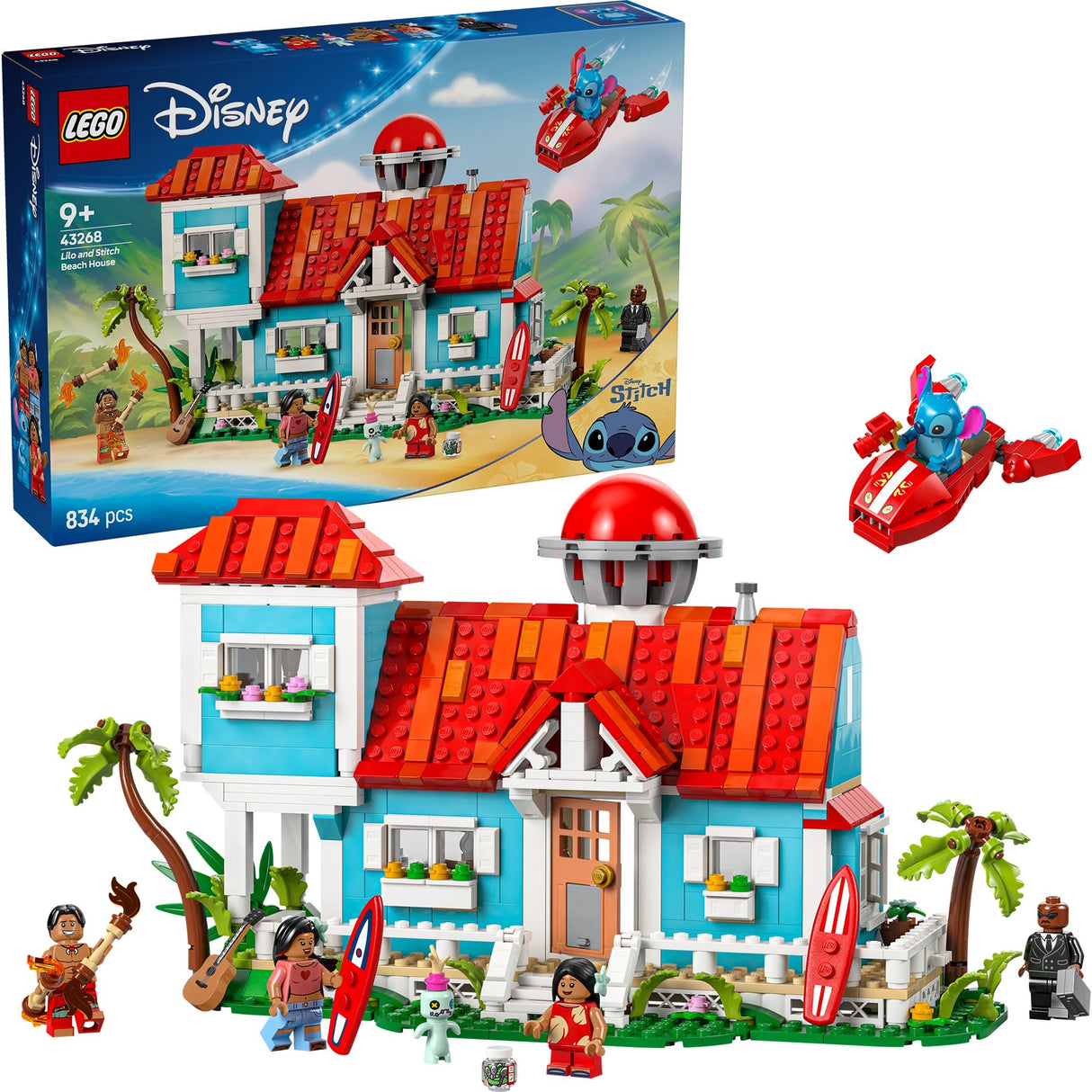 Lego disney 43268 lilo and stitch beach house