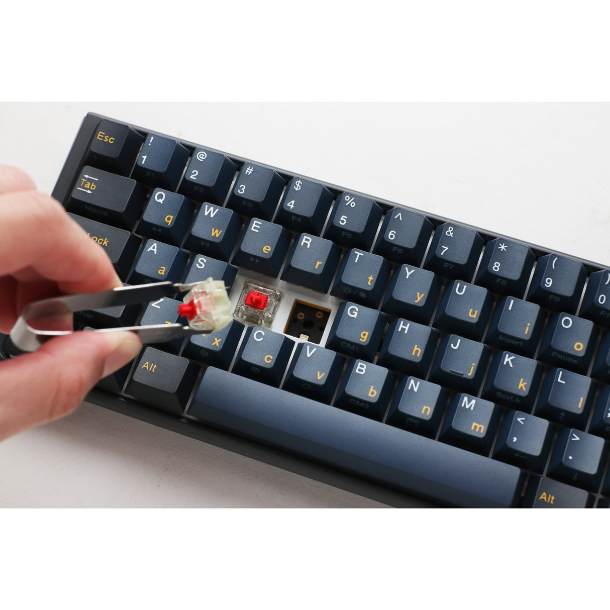 Ducky One 3 Pro Mini, gaming keyboard (black, US layout, Cherry MX2A Brown, RGB LED, double-shot PBT, Quack Mechanics, 60%, hot-swap)
