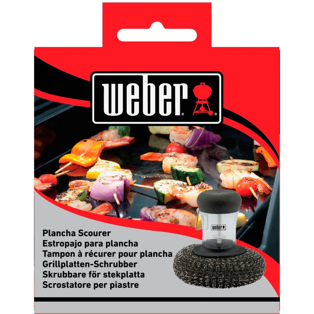 Weber Universal Multi-Cleaner Grill Cleaning Brush (Black)