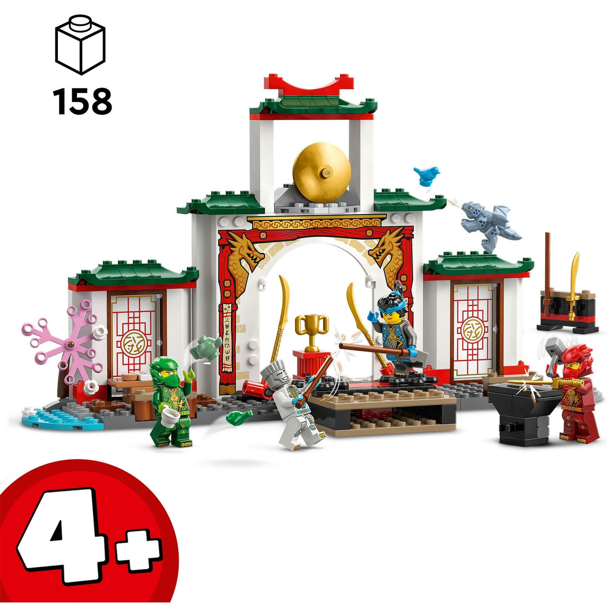 Cluiche LEGO ninjago 71831 spinjitzu ninja teampall