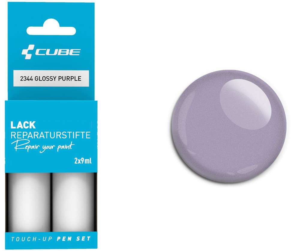 Cube touch-up pen set purple glossy