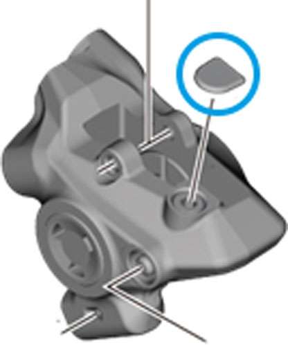 Shimano bleed screw cap for br-r9270