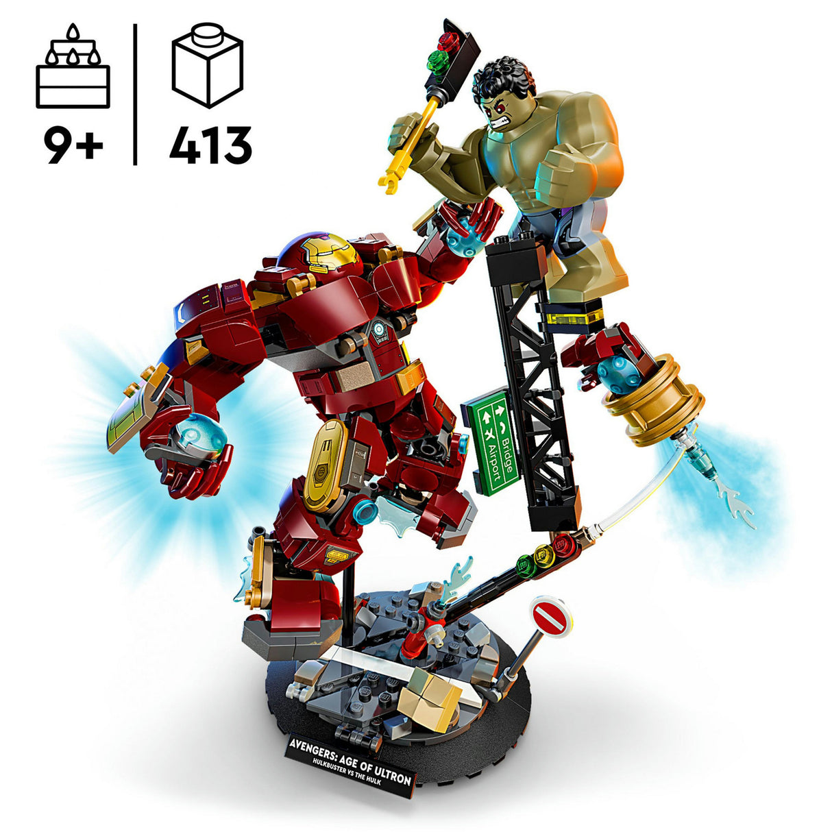 Lego super heroes 76343 marvel ultimate battle: hulkbuster proti hulku