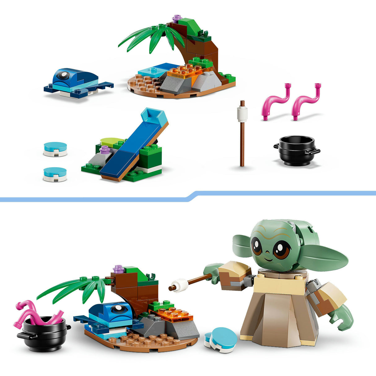 Lego star wars tm 75443 casa de grogu | 2 piezas