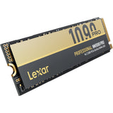 Lexar nm1090 pro 4 TB SSD (oro negro, m.2 2280, PCIe gen 5x4)