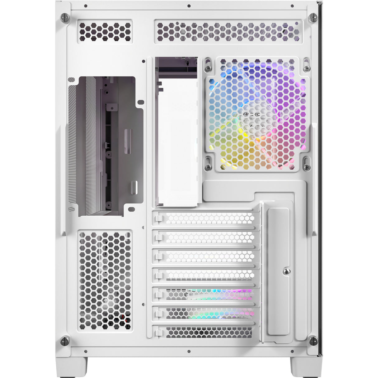 Caixa de torre midi Antec c5 curve argb (branca | 2x USB-A | 1x USB-C | vidro temperado)