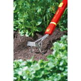 Wolf-Garten Wolf Weeding Cultivator LB-M Hand Cultivator (Red Yellow)