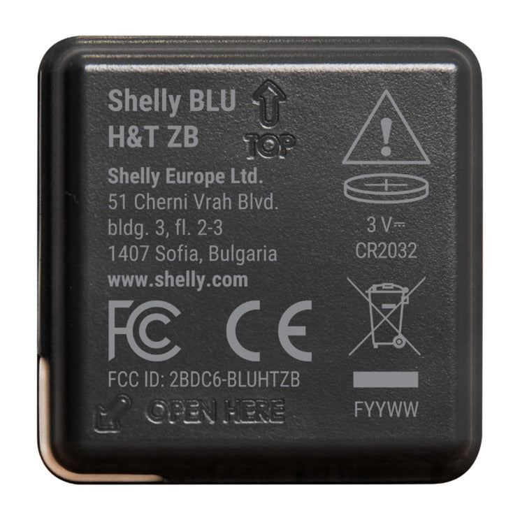 Shelly Blu H&T sensor (black, Bluetooth 5, Zigbee)
