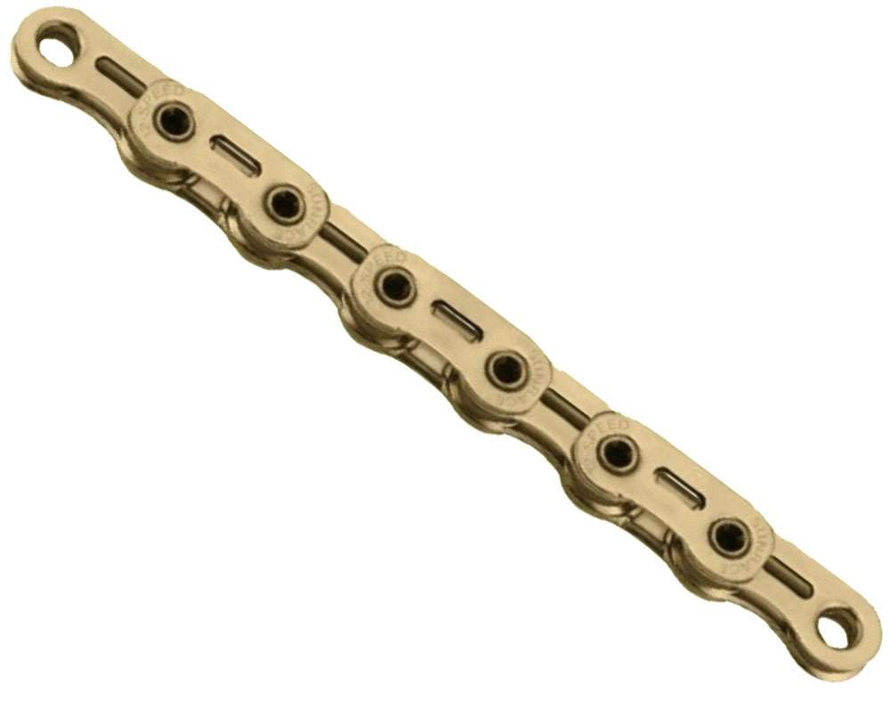 Superior sunrace chain cn11z 11v 126l flat top gold