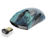 Mouse da gioco Sharkoon sgm25w (blu turchese, 12.000 dpi, LED rgb)