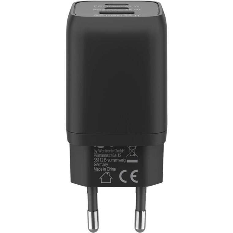 Goobay USB-C Fast Charger Nano (65 W) a USB-C Textilní kabel