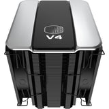 Cooler master v4 alpha 3dhp black cpu-koeler (zwart)
