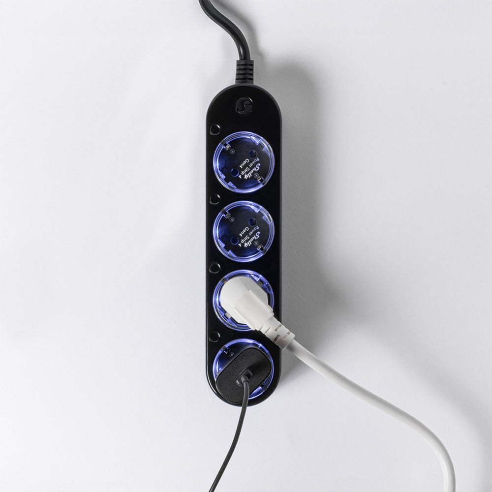 Shelly Power Strip Gen4 Power Strip (Black, Wi-Fi, Bluetooth, Zigbee)