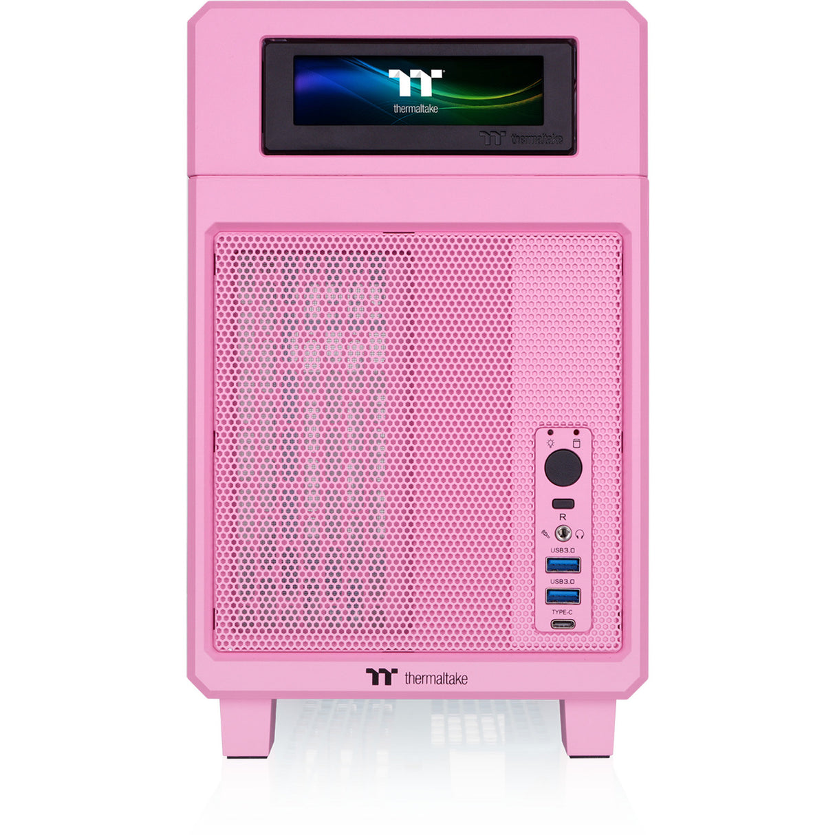 Thermaltake TR100 Bubble Pink Mini Tower Case (Pink | 2x USB-A | 1x USB-C)