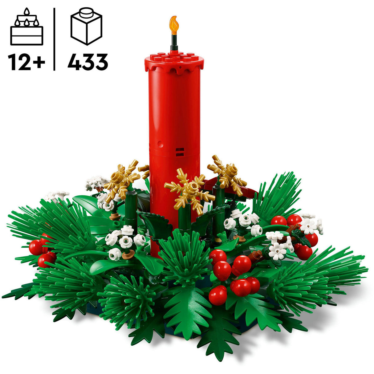 Lego 40743 estaciones decoración de mesa navideña