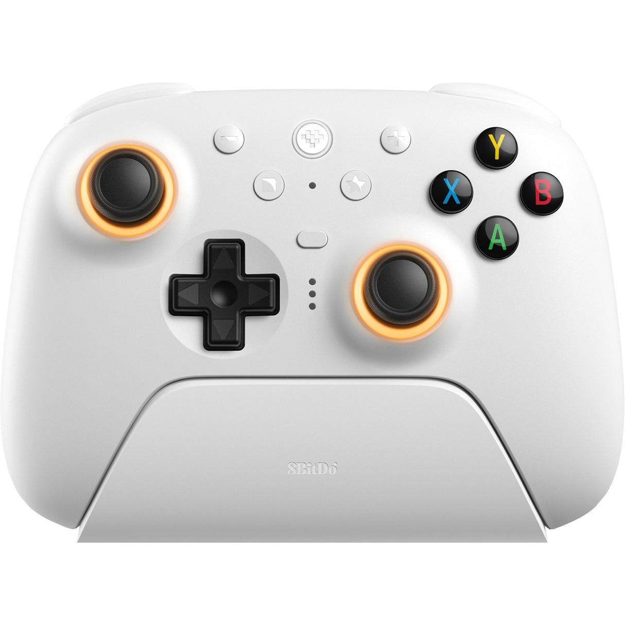 8bitdo Ultimate 2 Wireless Controller (White, 2.4 GHz Bluetooth, USB, PC)