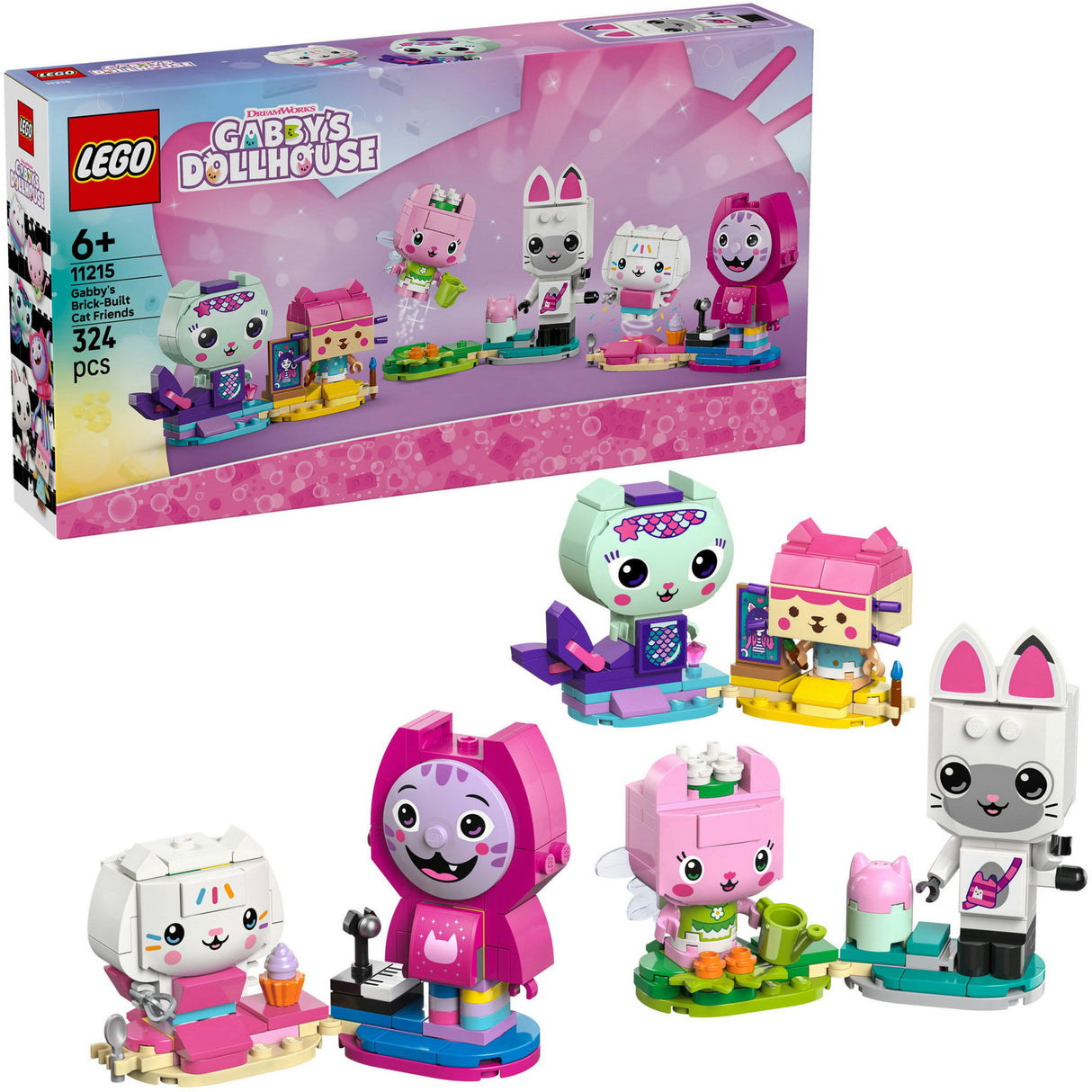 Lego gabbys dockskåp 11215 gabbys byggbara kattvänner