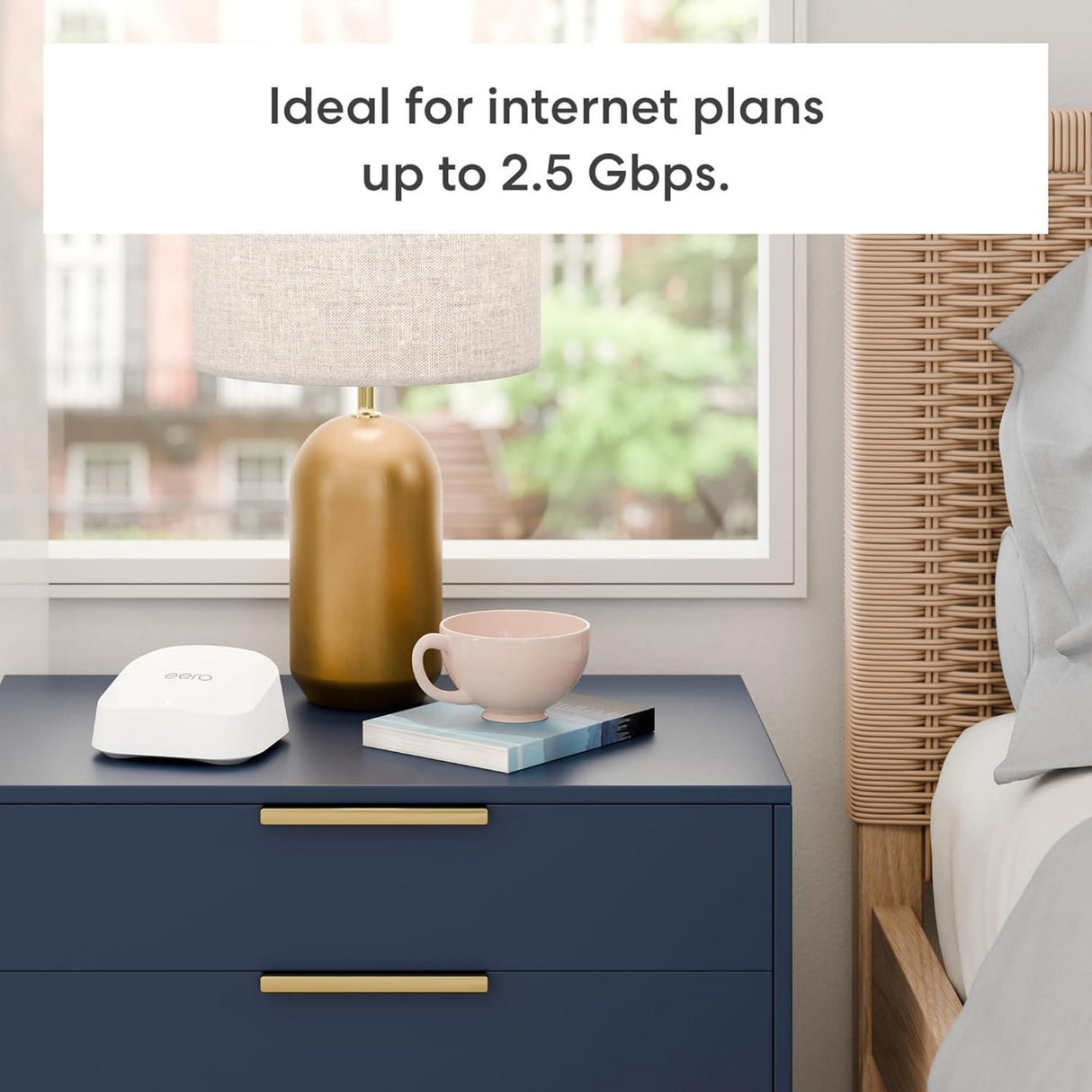 Eero 7 mesh WiFi system, 3 mesh routers (white)