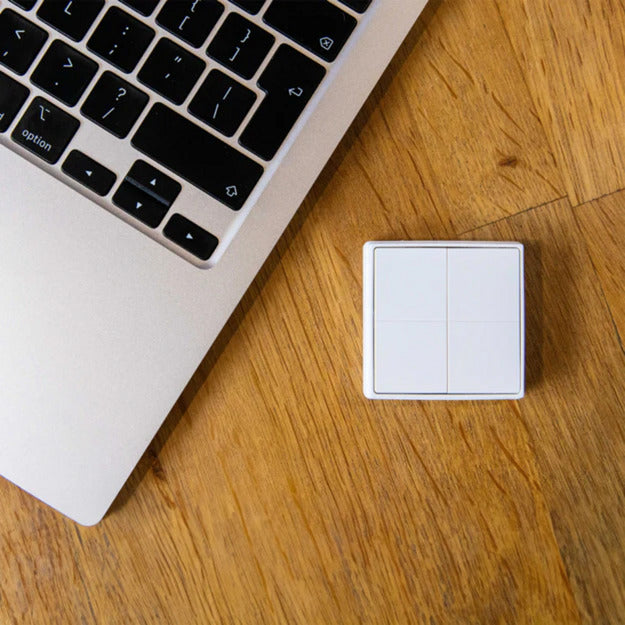Shelly Blu Wall Switch 4 (standalone) switch (white, Bluetooth 4.2)