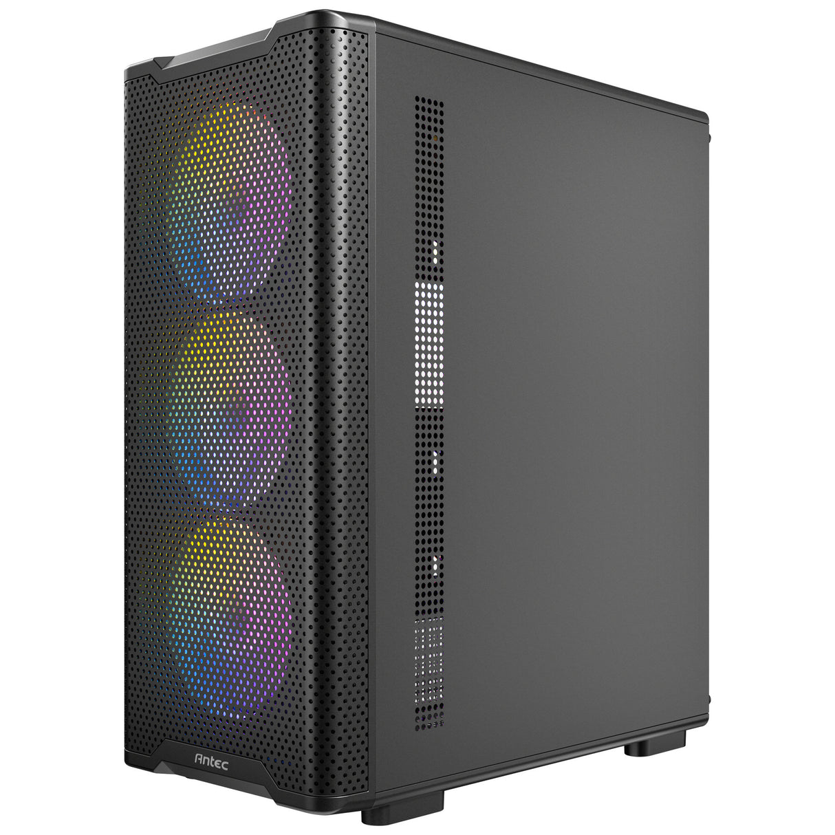 Custodia midi tower Antec vx310 argb (nera | 3x usb-a | vetro temperato)