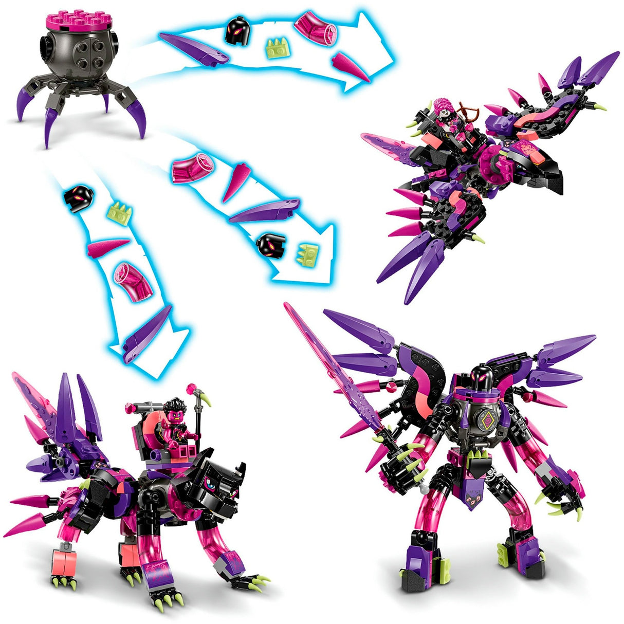 LEGO DREAMZZZ 71483 Nightmare Creatures of the Nether Witch
