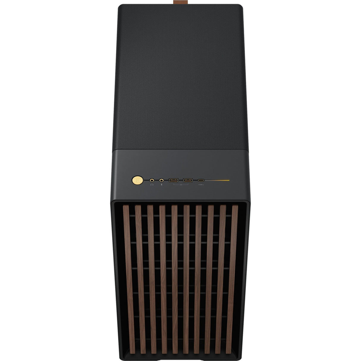 Fractal design north midi tower behuizing (zwart | 2x usb-a | 1x usb-c | tempered glass)