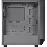 Silverstone seta a1 midi tower behuizing (zwart titanium | 2x usb-a | 1x usb-c | rgb | tempered glass)