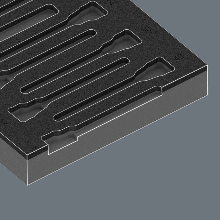 Wera 9723 Foaming Insert mat Zyklop b 3 8 bi