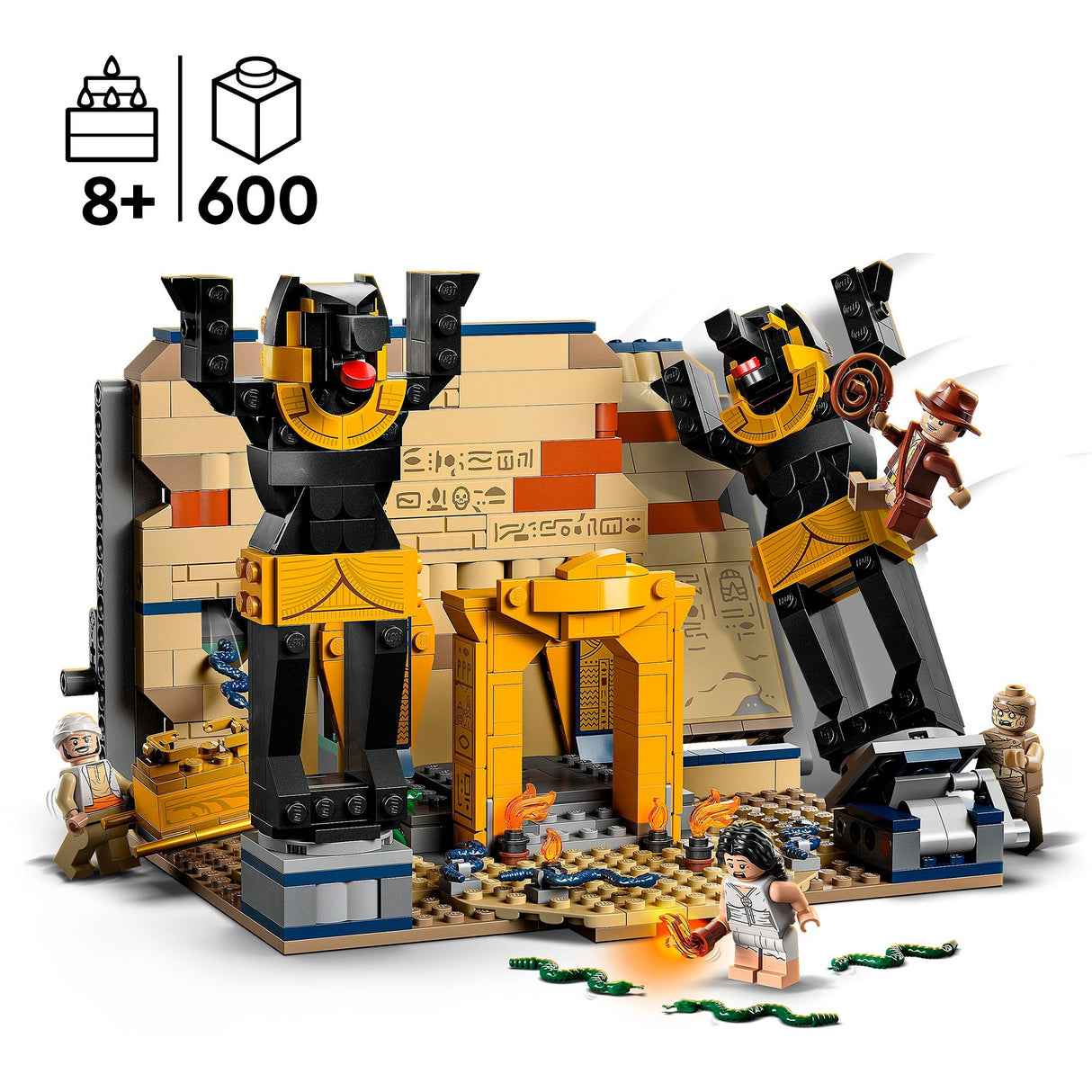 Lego Indiana Jones - Jouet de construction L'évasion du tombeau caché (77013)