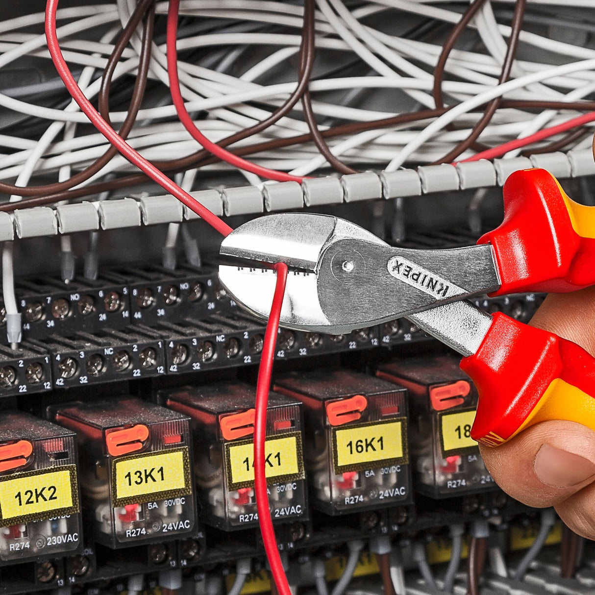 KNIPEX X-Cut Compact šoninės pjovimo replės 73 06 160