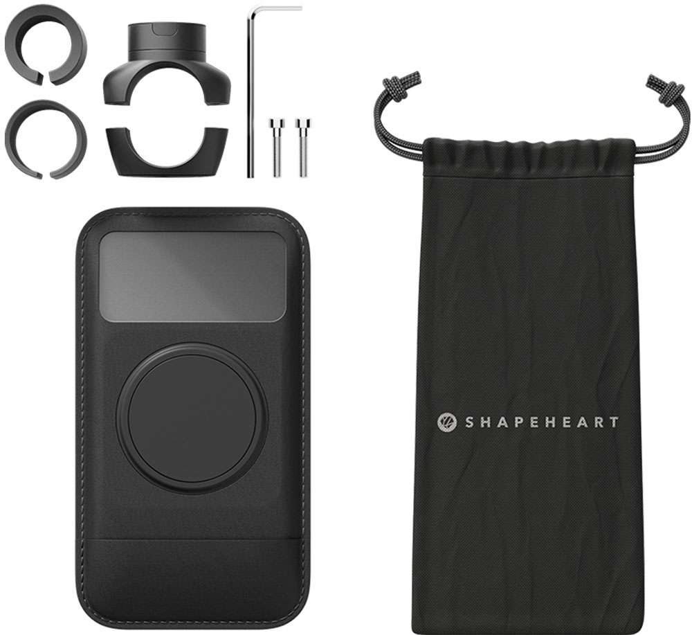 Shapeheart magnetic smartphone pro mount for bike handlebar