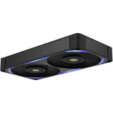 Nzxt f240x rgb case fans (zwart, 2 stuks, 240 x 120 x 30 mm, pwm)