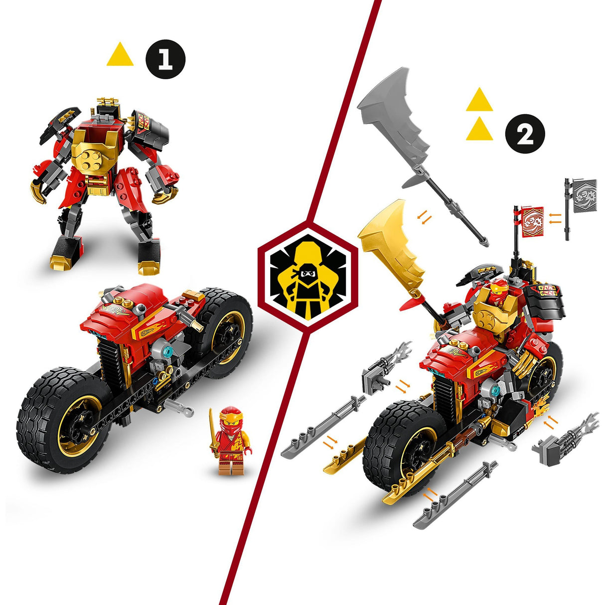 Lego Ninjago - Kai’s Mech Rider EVO Building Toy (71783)