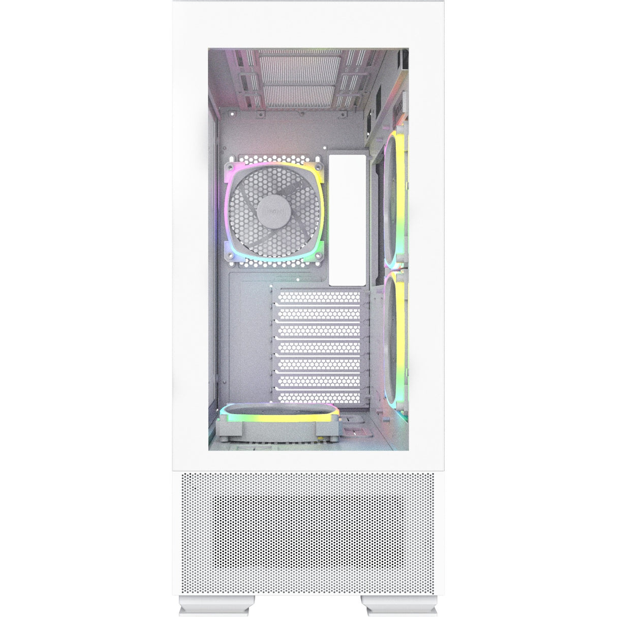 Montech Sky Two Midi Tower Case (White | 2x USB-A | 1x USB-C | Window)