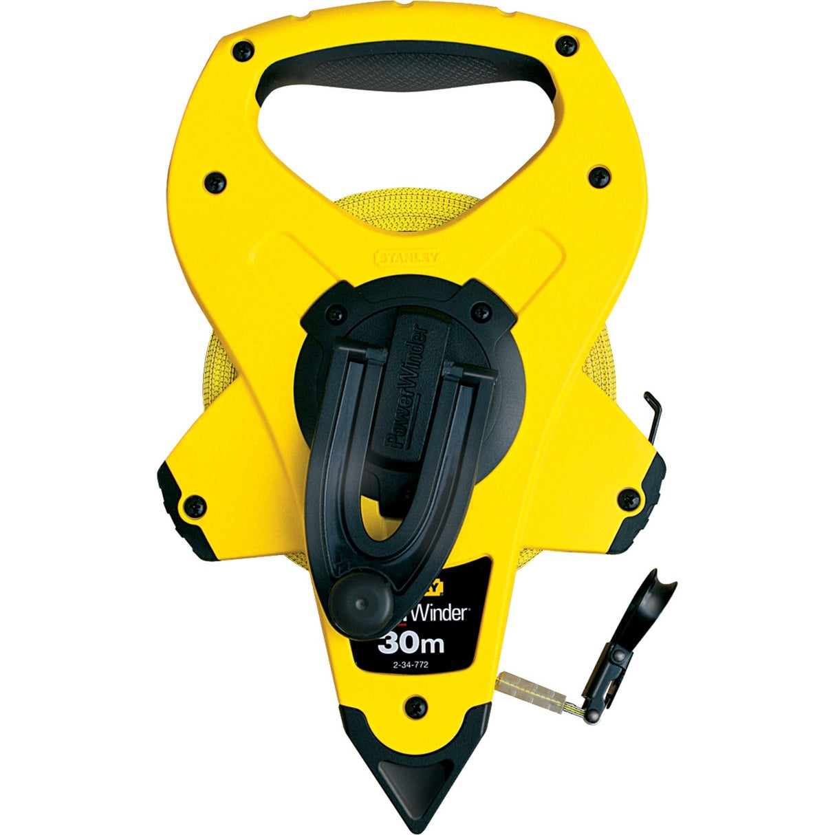 Stanley Powerwinder Fiberglass Tape Measure 30m (Yellow Black)