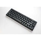 Ducky one 3 classic sf, keyboard (black white, US layout, Cherry MX Brown, RGB LED, double-shot PBT, hot-swappable, Quack Mechanics, 65%)