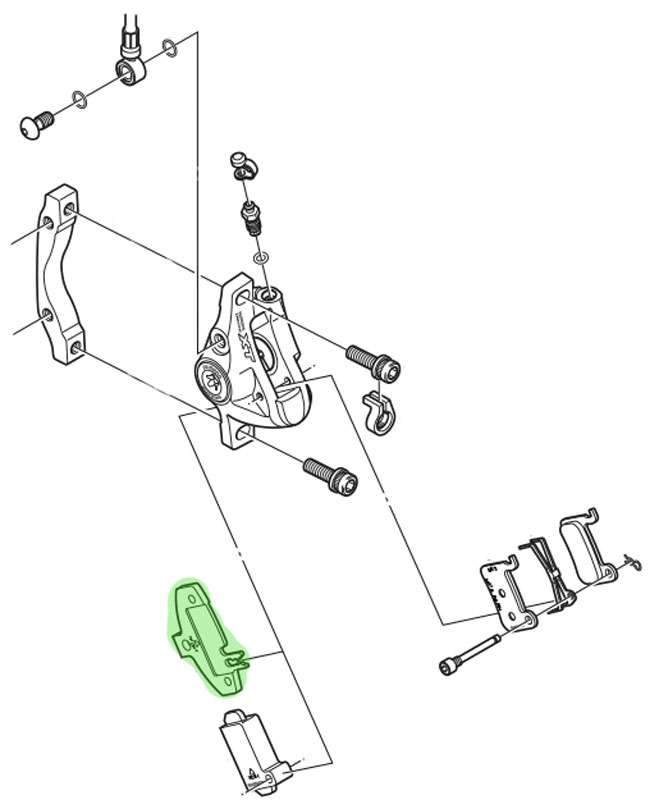 Shimano pad spacer for disc brakes
