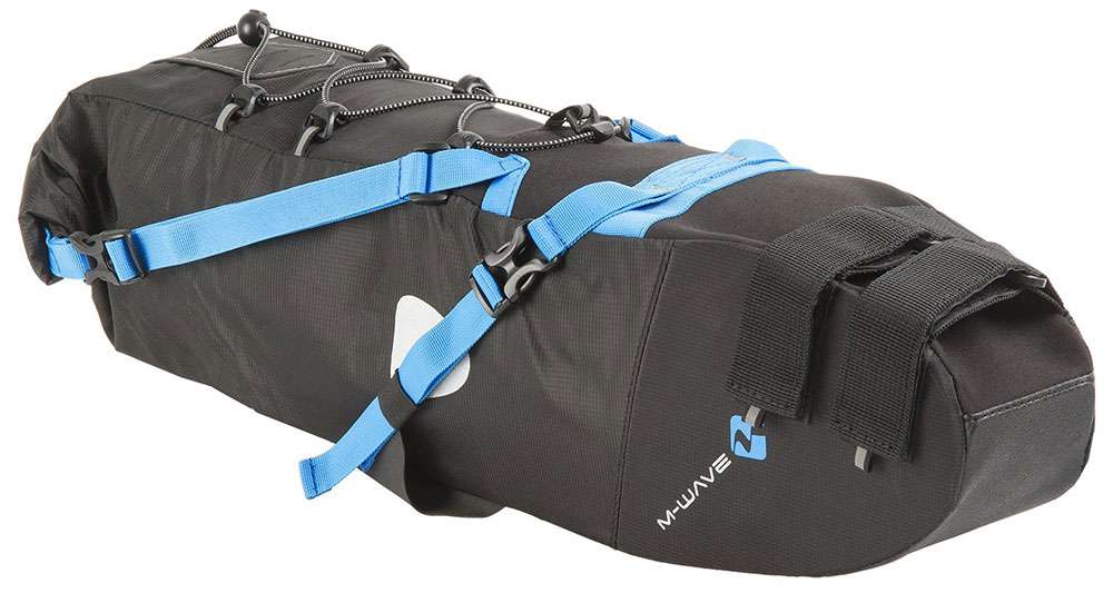 M-wave sedlová taška drsná jízda l 11 litr Nylon Yellow Black