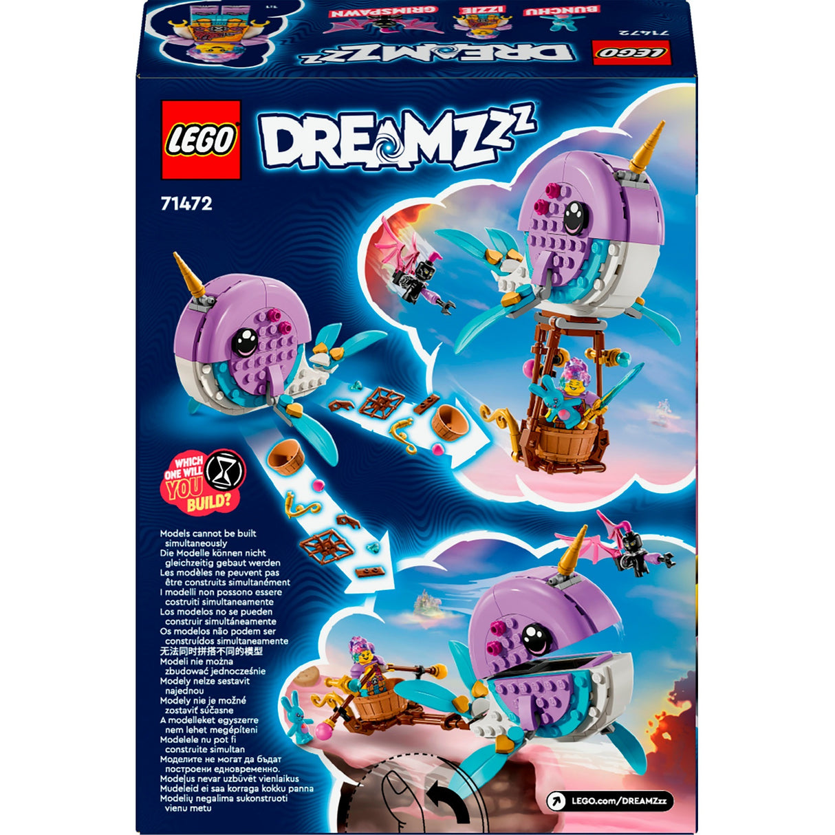 Lego Lego Dreamzzz 71472 Izzie's Narwal Loftballon
