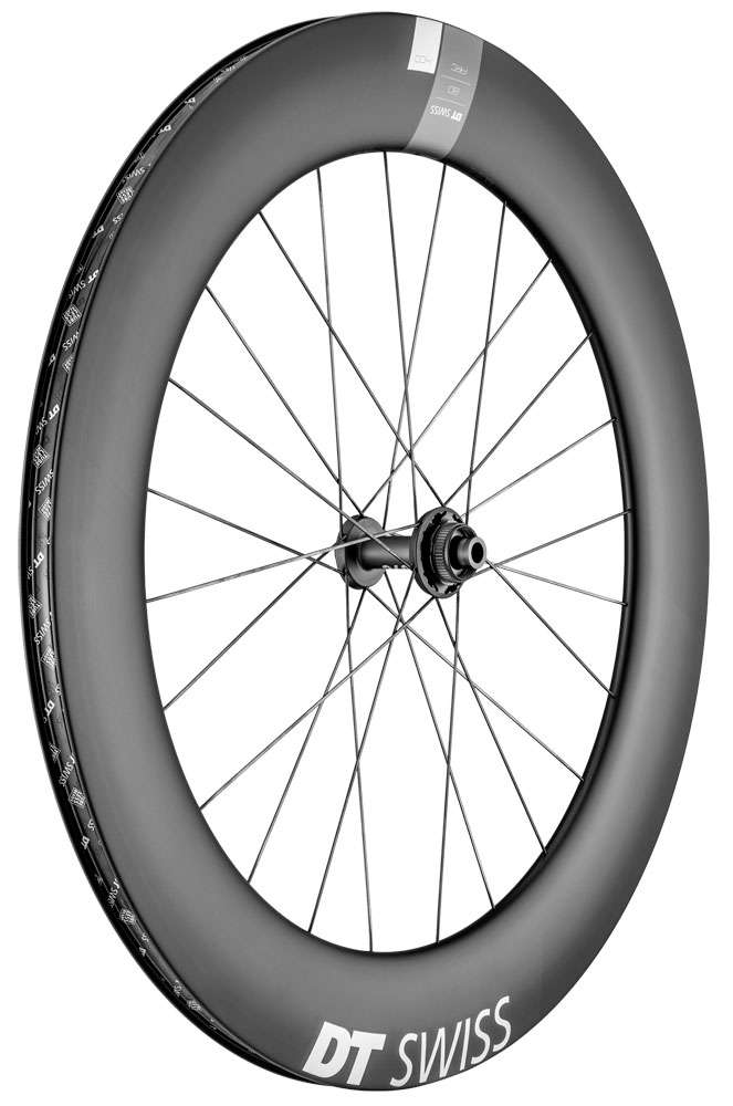 Dt swiss arc 1400 dicut® carbon 80 disc cl front wheel