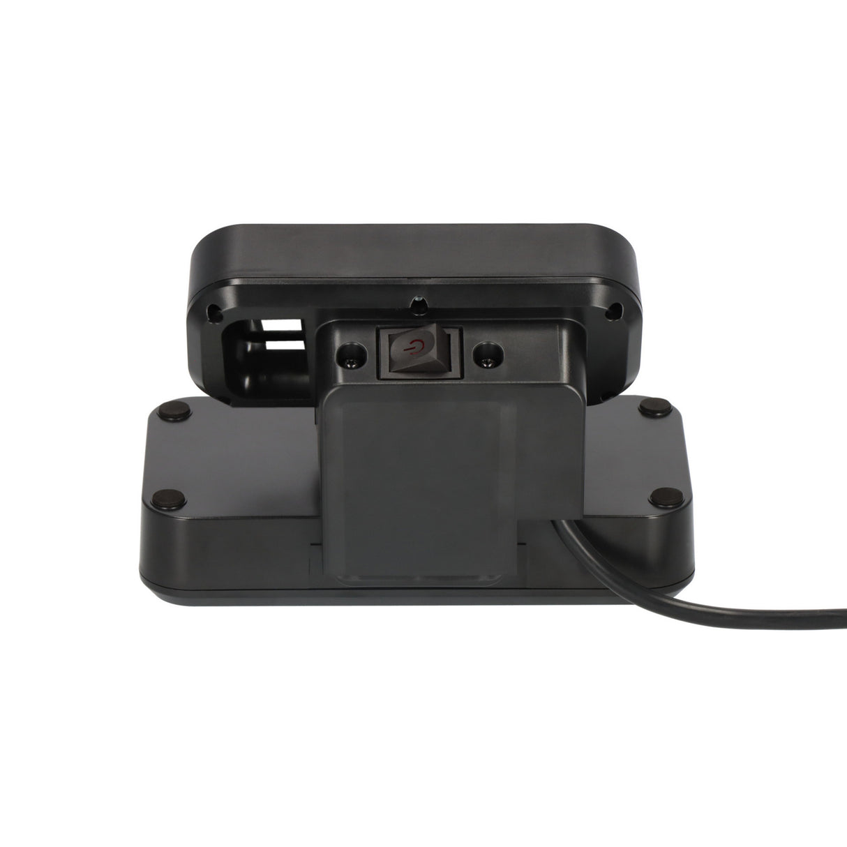 Brennerstuhl estilo duplex socket with switch socket (black silver, 2x slot for keystone modules)