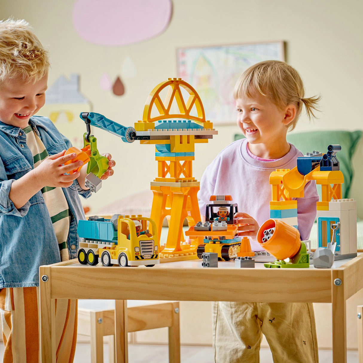 Lego Duplo Town 10476 Cantiere e veicoli 3in1