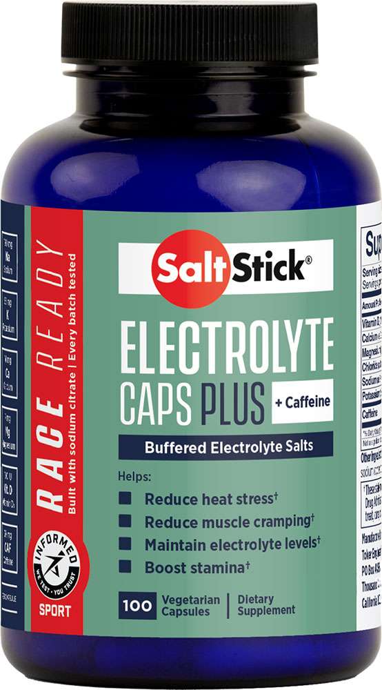 Saltstick electrolytes caps plus+caffeine 100 pcs.