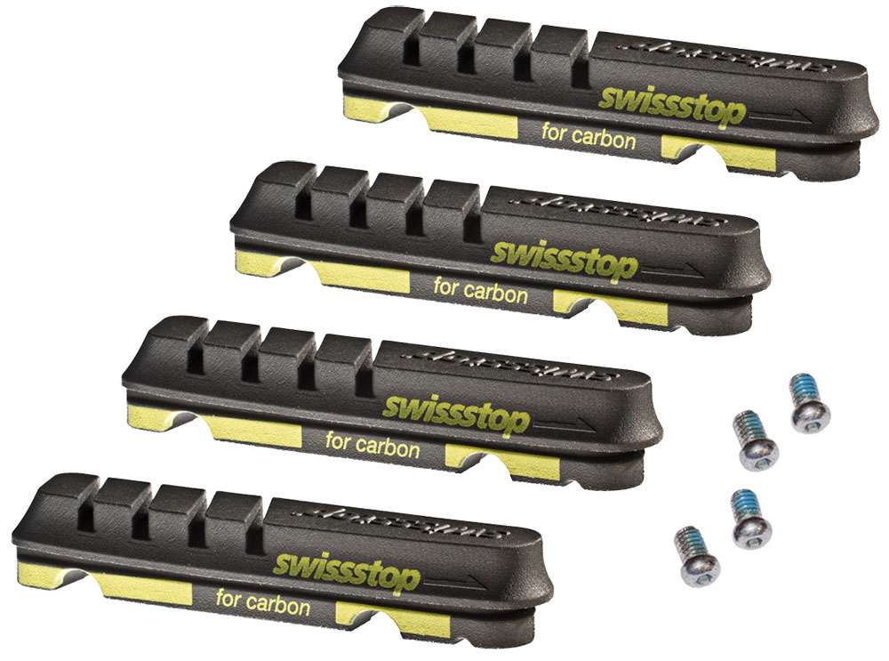 Swissstop - conjunto de pastilhas de freio flash evo black prince - shim sram