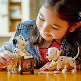 Lego 43271 Disney clássico Lucky e Penny de 101 Dálmatas