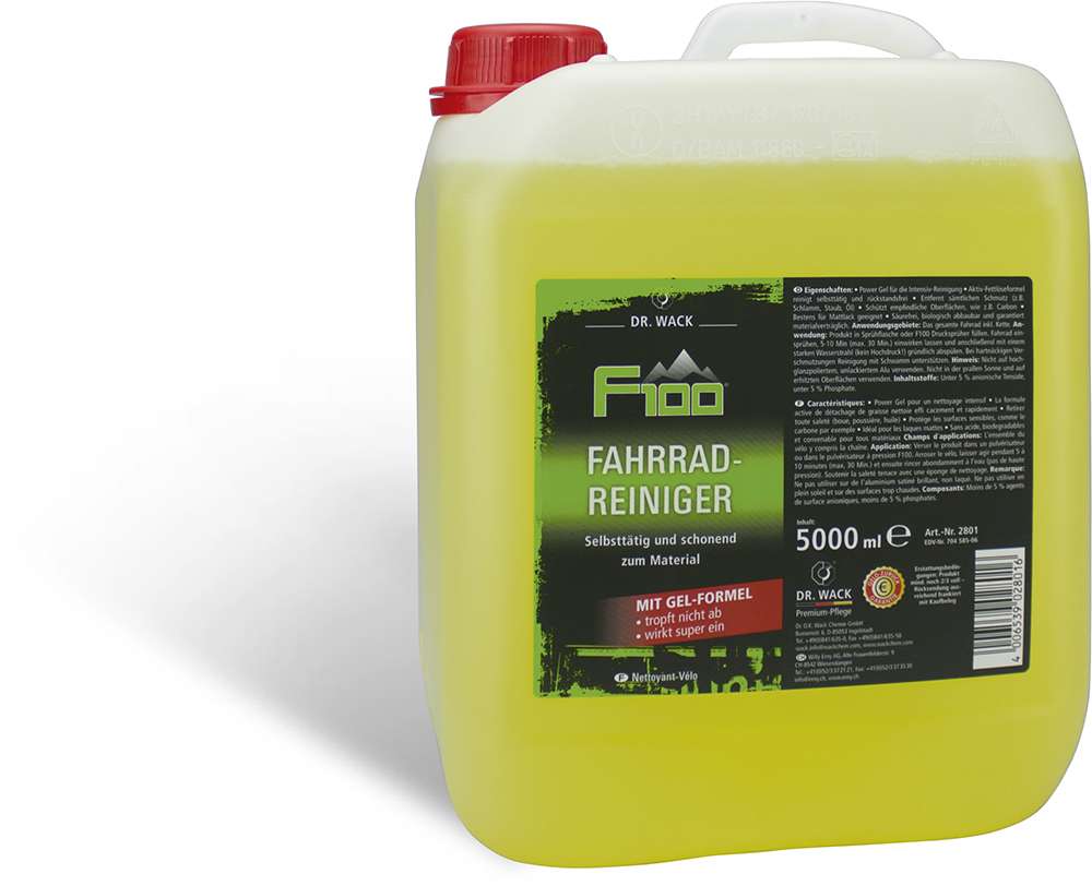 Dr. wack f100 čistič jízdních kol 5 litrový náhradní kanystr