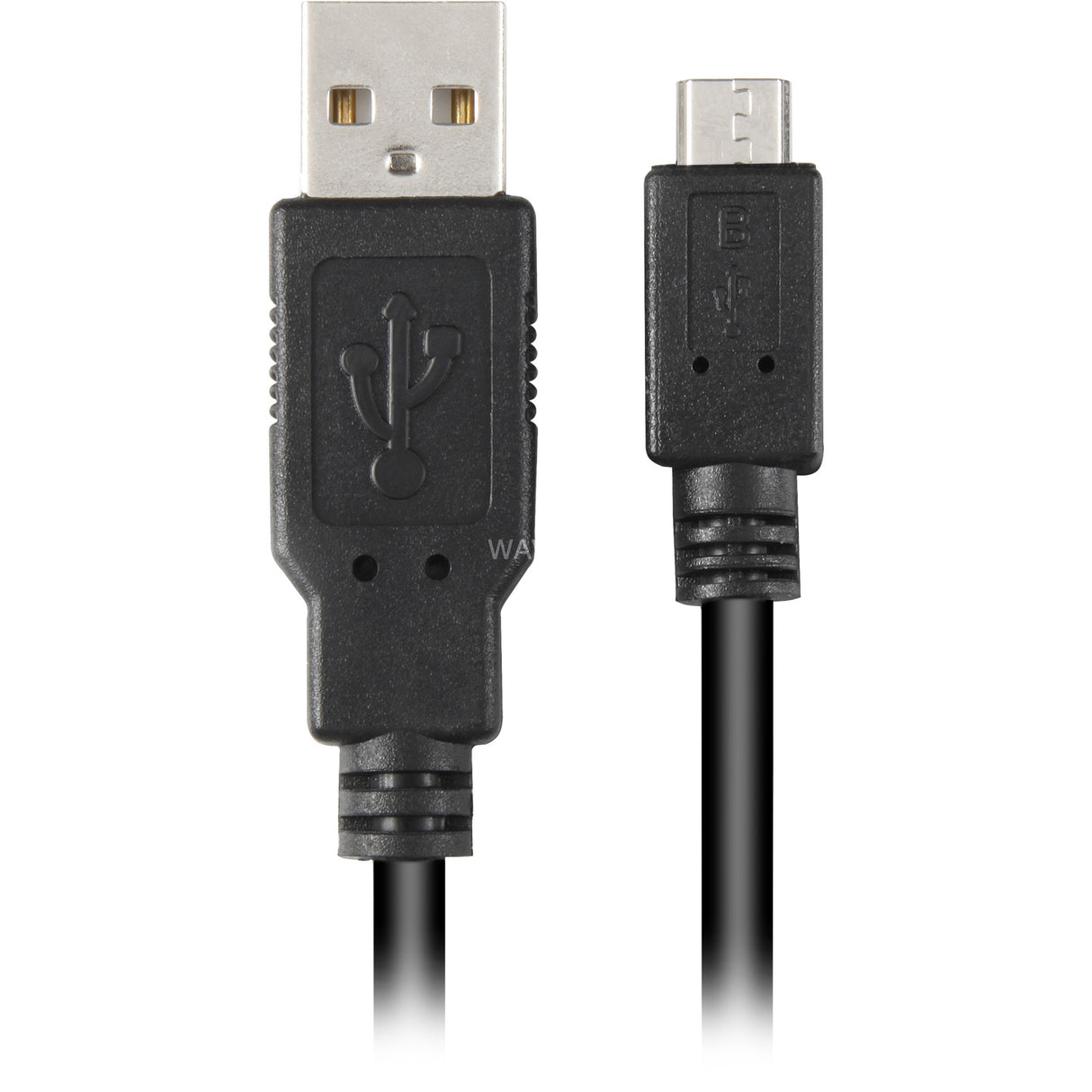 Sharkoon USB-A 2.0 > mikro USB-B laidas (juodas, 1,5 metro)