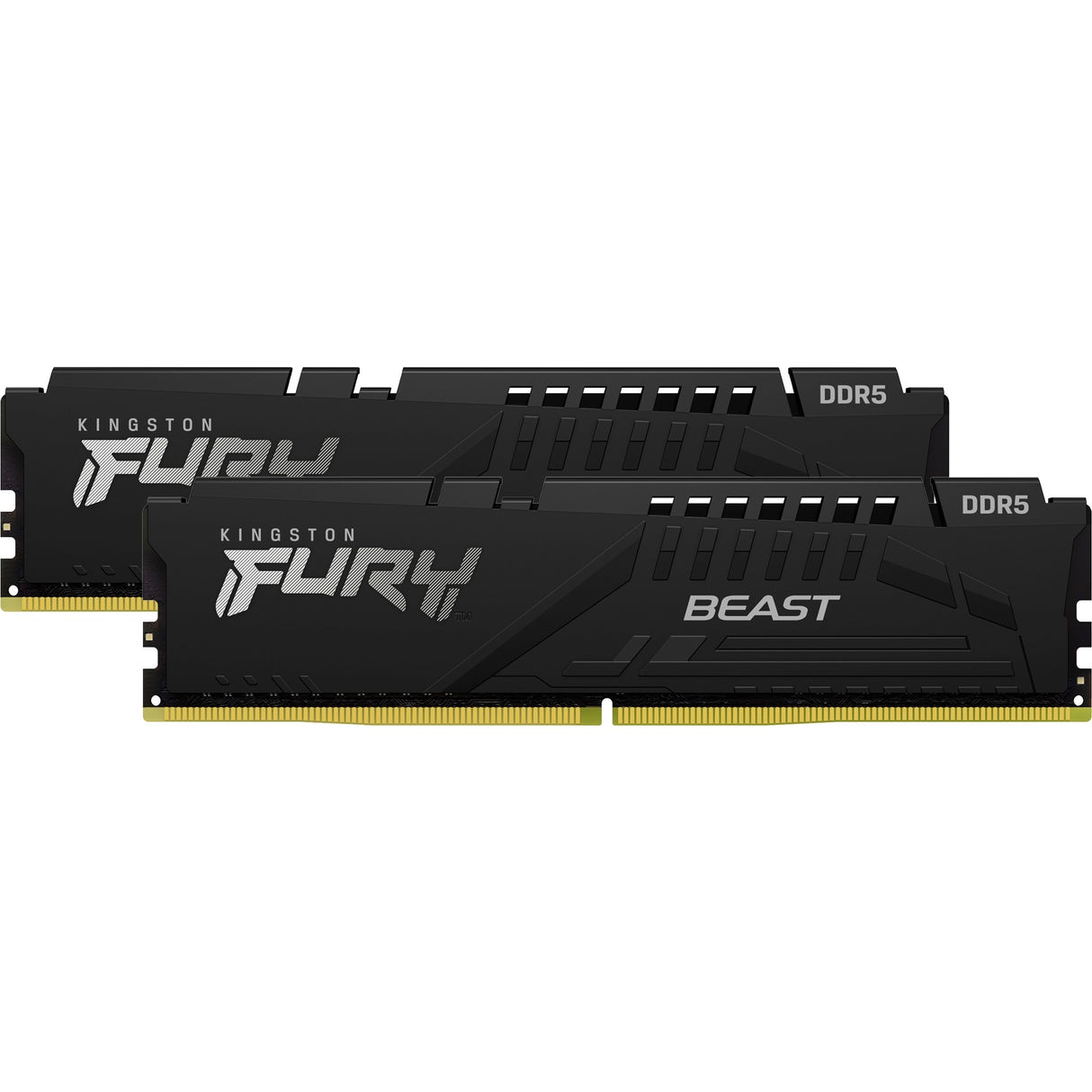 Kingston Fury 32 GB DDR5-5600 (2x 16 GB) Memory Kit (Black, KF556C40BBK2-32, Beast, XMP)